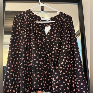 V-neck blouse, brand new with tags